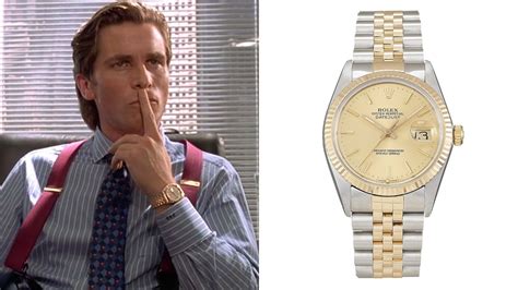 patrick bateman watch history.